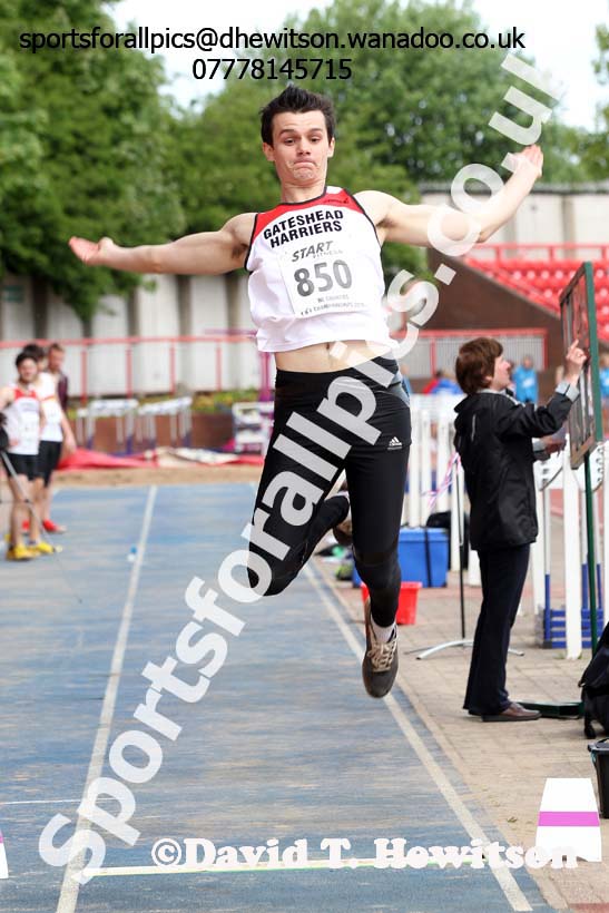 Senior men, North East Track and Field Champs., Gateshead. Photo: David T. Hewitson/Sports for All Pics